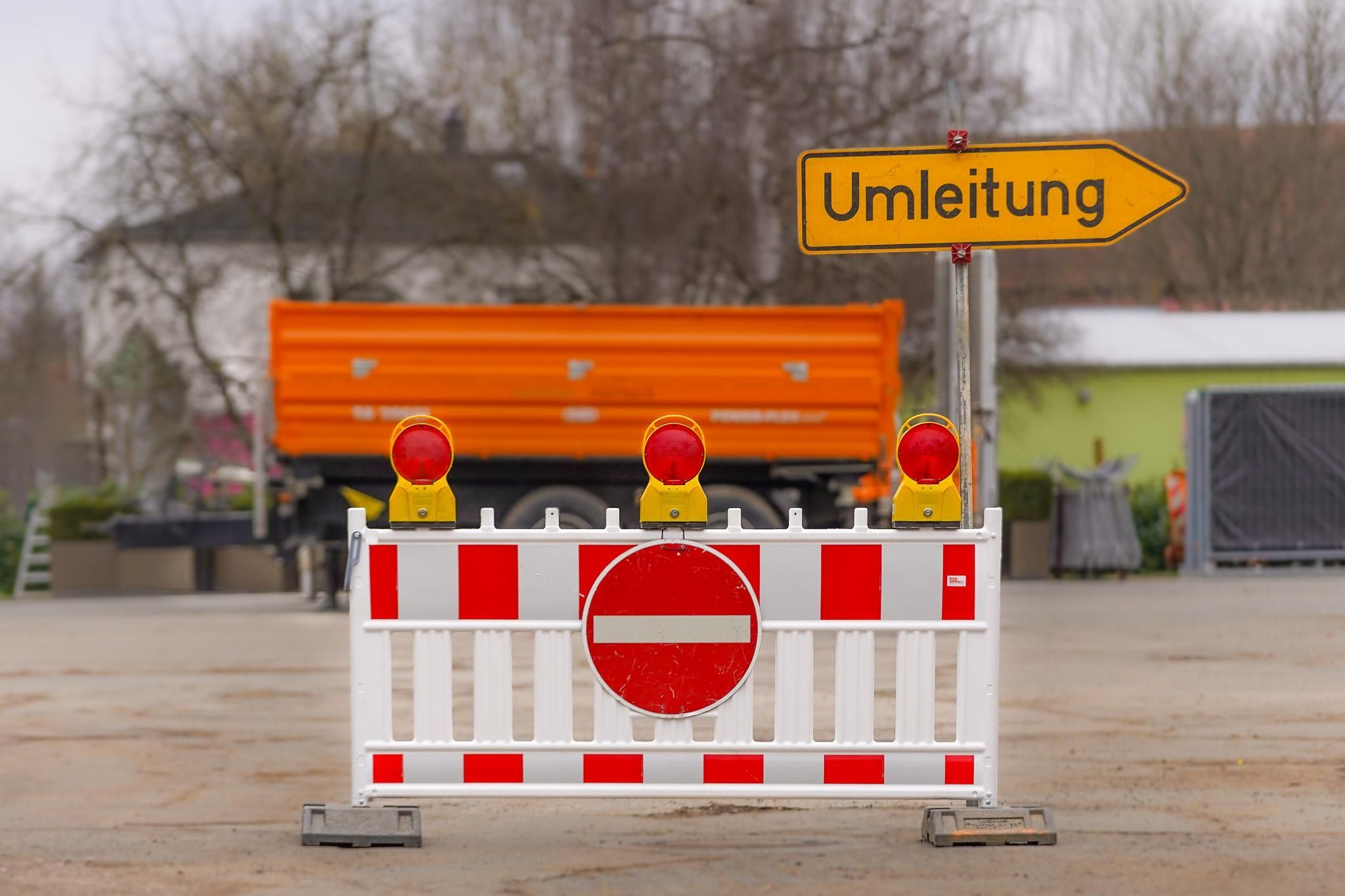 Vollsperrung eines Teilabschnitts der Bergstra�e vom 10.06. bis 13.06.2025